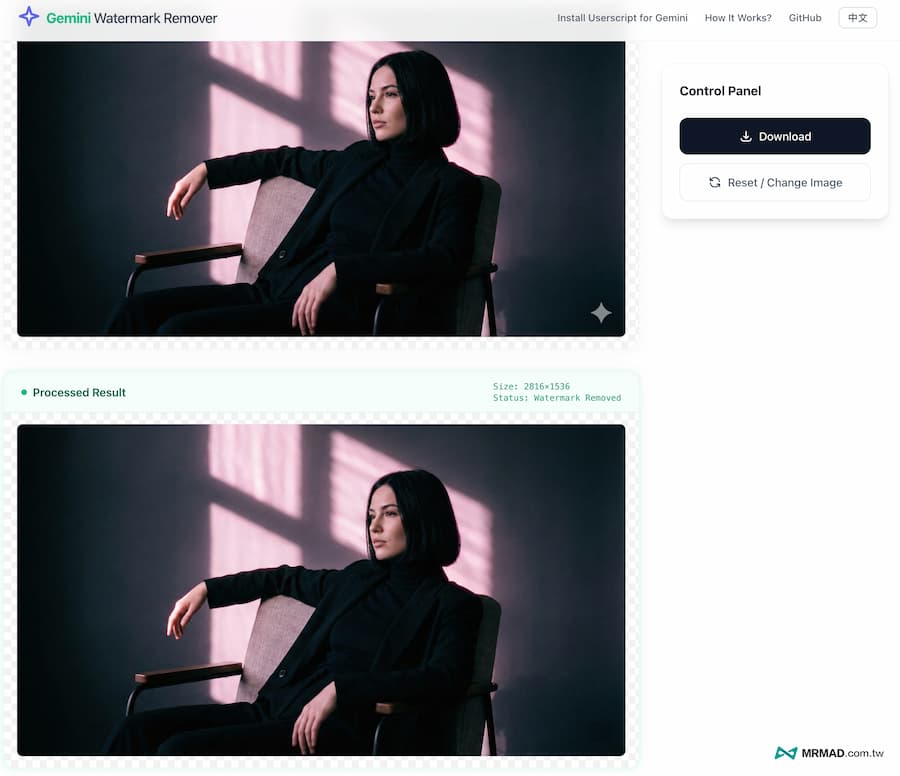 線上去除Gemini Nano Banana浮水印怎麼用 3